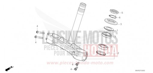 TIGE DE DIRECTION CBR1000SPR de 2024
